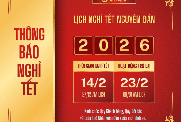 THÔNG BÁO NGHỈ TẾT NGUYÊN ĐÁN 2026