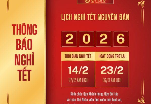 THÔNG BÁO NGHỈ TẾT NGUYÊN ĐÁN 2026