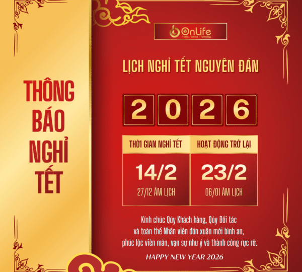 THÔNG BÁO NGHỈ TẾT NGUYÊN ĐÁN 2026